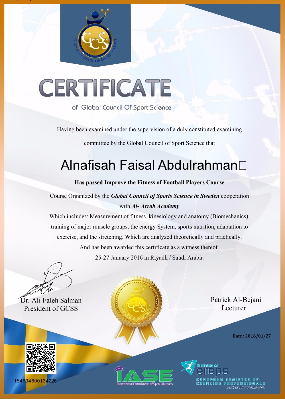 Alnafisah Faisal Abdulrahman	